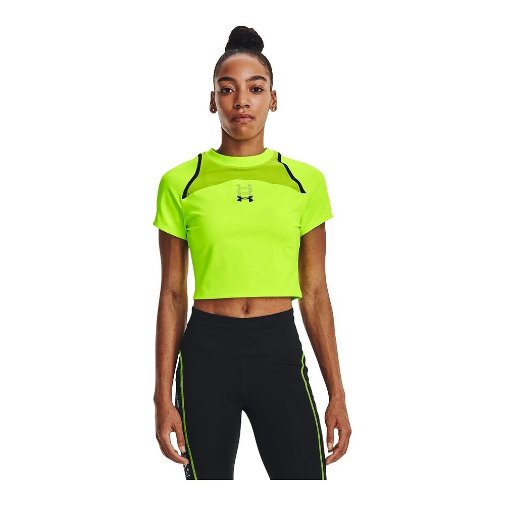 Under Armour Women's Run Anywhere Crop T Shirt