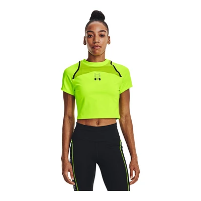 Under Armour Women's Run Anywhere Crop T Shirt