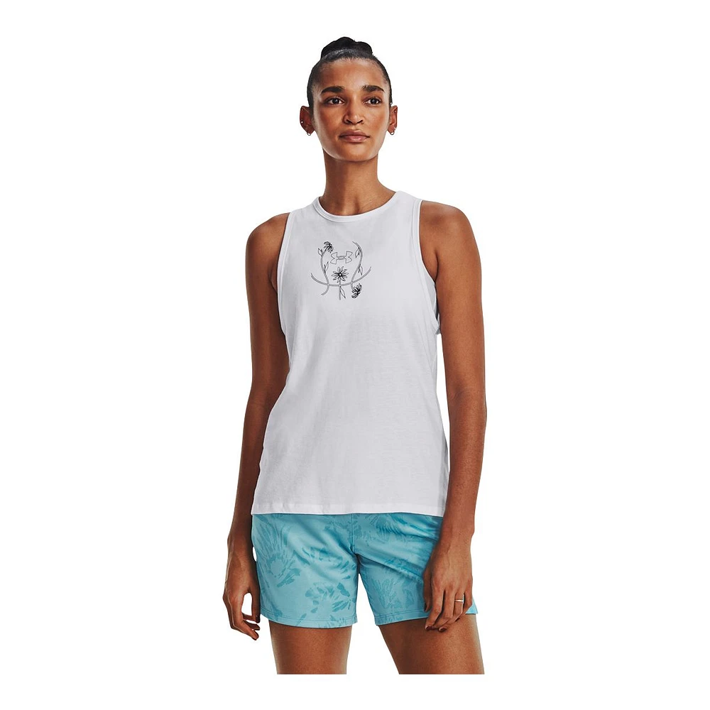 Under Armour Women's Basketball Baseline Graphic Tank