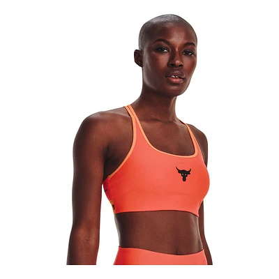 Under Armour Women's Project Rock Crossback Novelty Sports Bra