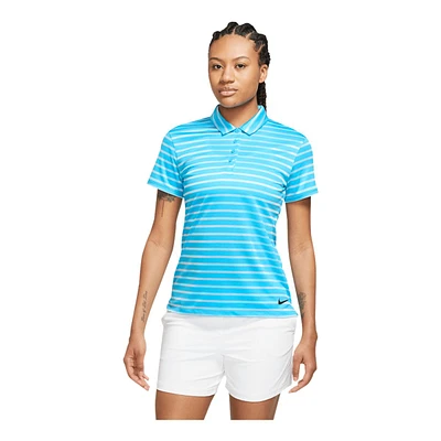 Nike Golf Women's Dri-FIT Victory Stripe Polo T Shirt