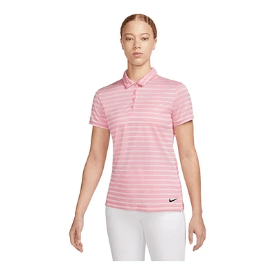 Nike Golf Women's Dri-FIT Victory Stripe Polo T Shirt