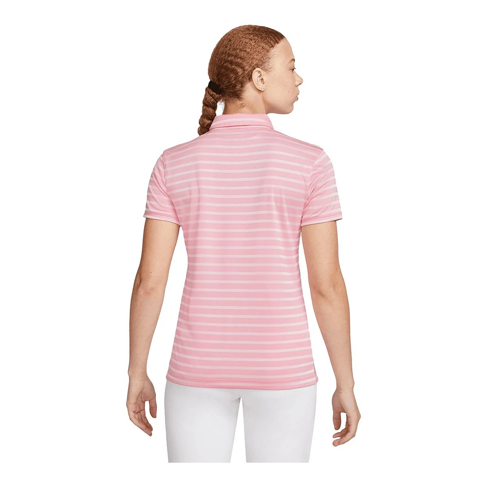 Nike Golf Women's Dri-FIT Victory Stripe Polo T Shirt