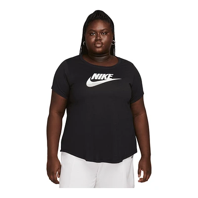 Nike Women's Plus Essentials Icon Futura T Shirt