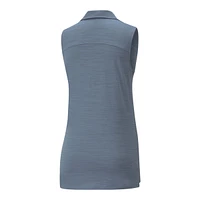 PUMA Women's Cloudspun Coast Polo Tank