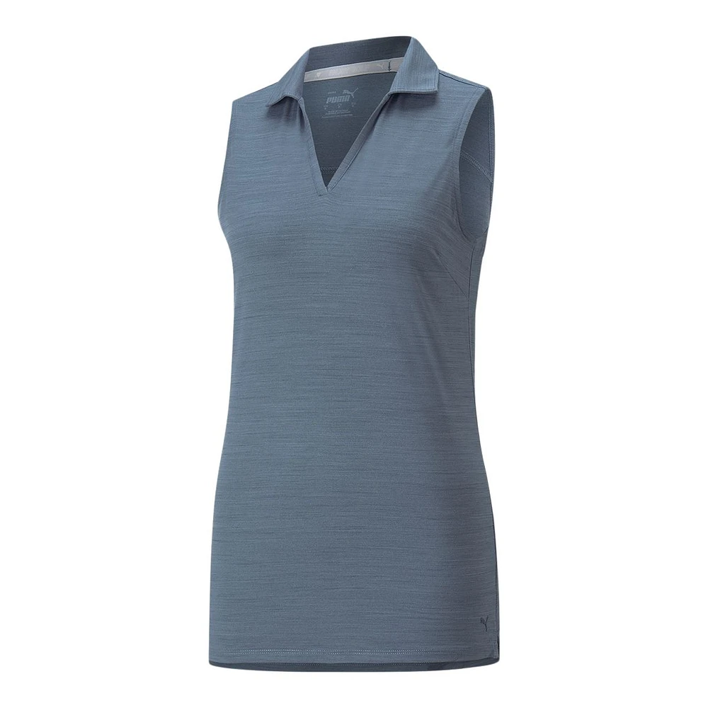 PUMA Women's Cloudspun Coast Polo Tank