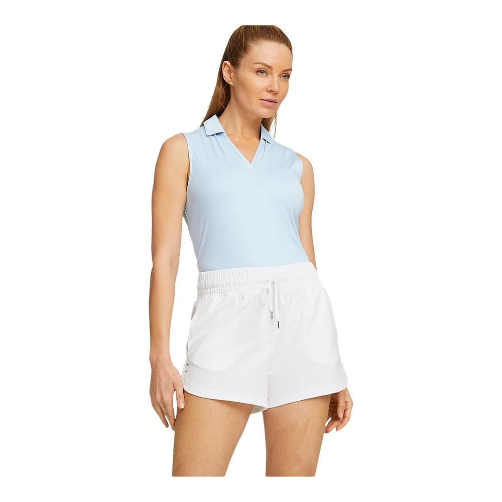 PUMA Women's Cloudspun Coast Polo Tank