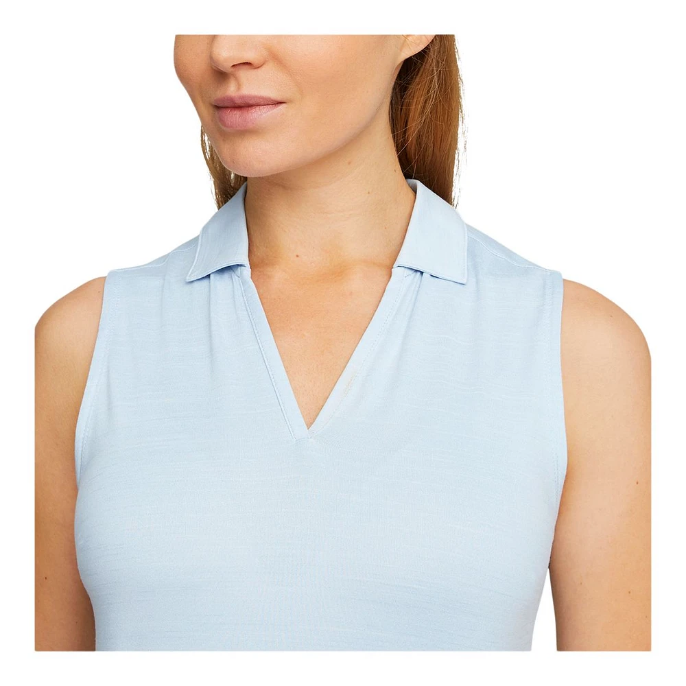 PUMA Women's Cloudspun Coast Polo Tank