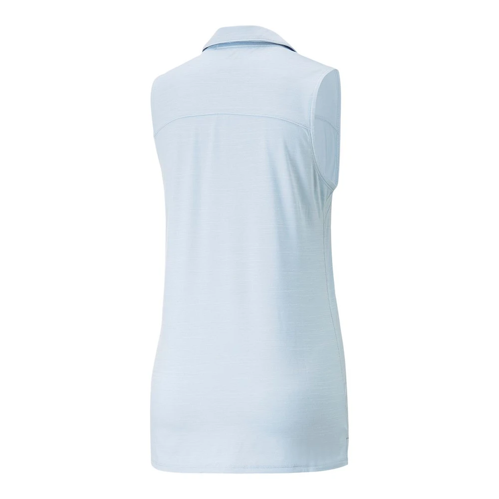 PUMA Women's Cloudspun Coast Polo Tank