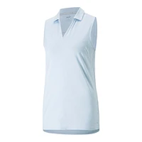 PUMA Women's Cloudspun Coast Polo Tank