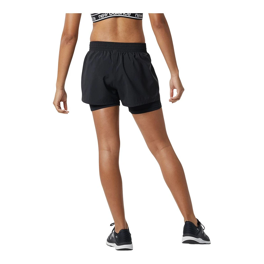 New Balance Women's Tech 5 Inch 2 1 Shorts