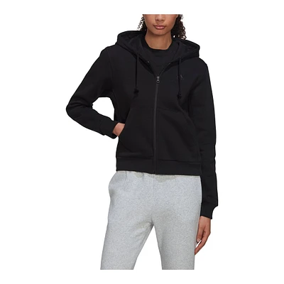 adidas Women's All SZN Fleece Full Zip Hoodie