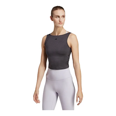 adidas Women's Yoga Studio Crop Tank