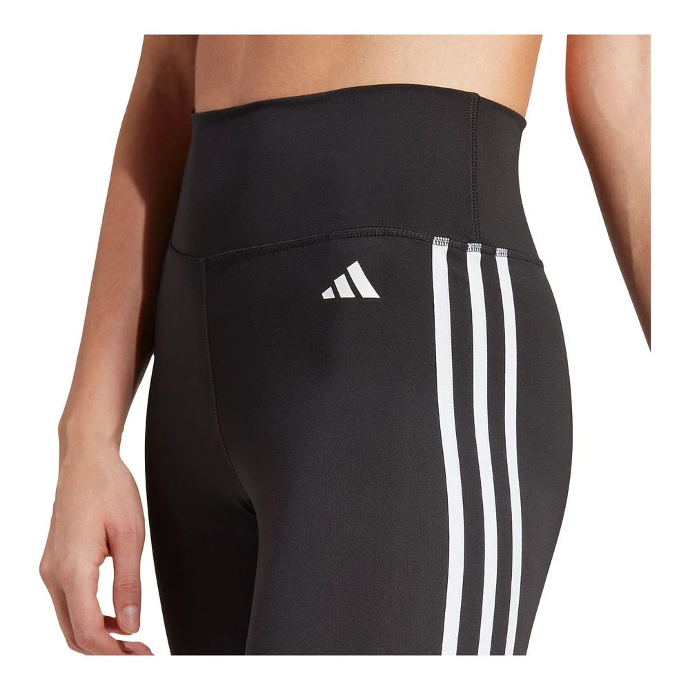 adidas Women's TE 3-Stripe 7/8 23 Inch Tights