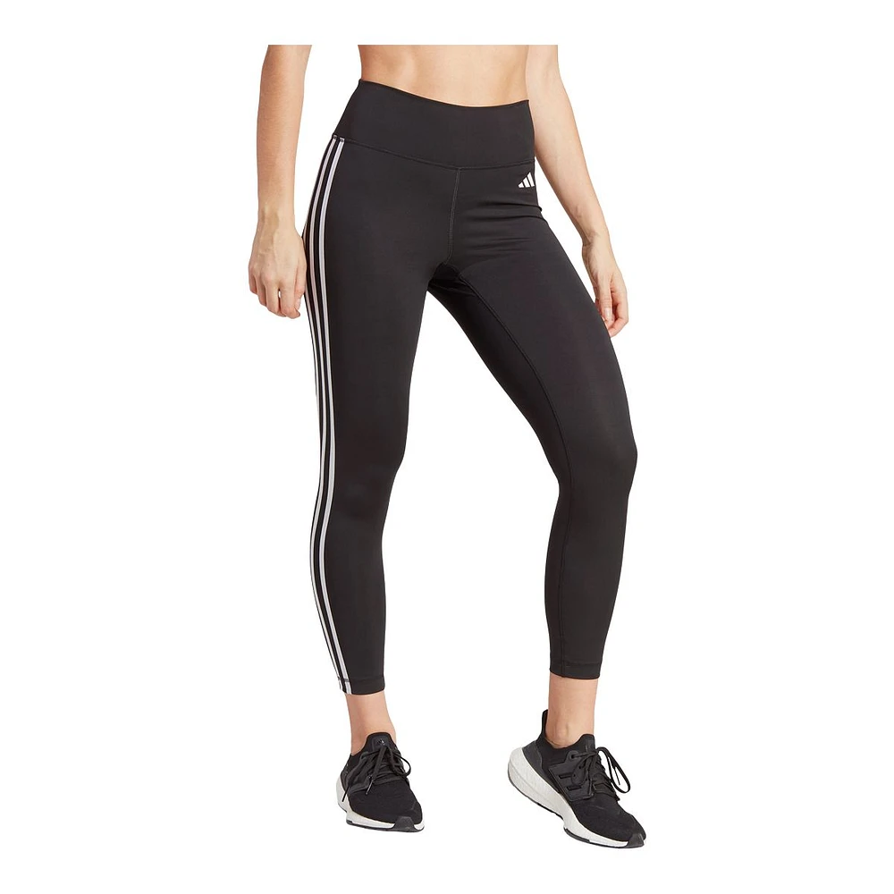 adidas Women's TE 3-Stripe 7/8 23 Inch Tights