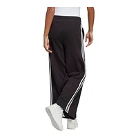 adidas Women's 3-Stripe French Terry CF Wide Pants