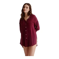 Everyday Sunday Women's Retro Cruise Cover Up Shirt