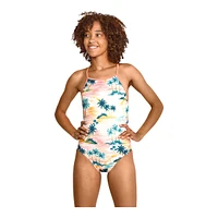 Speedo Women's Printed One Back Piece Swimsuit