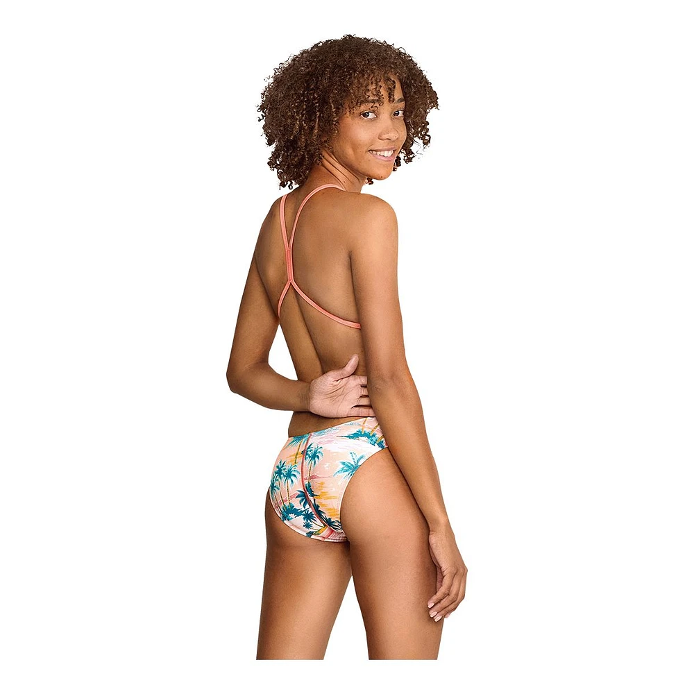 Speedo Women's Printed One Back Piece Swimsuit