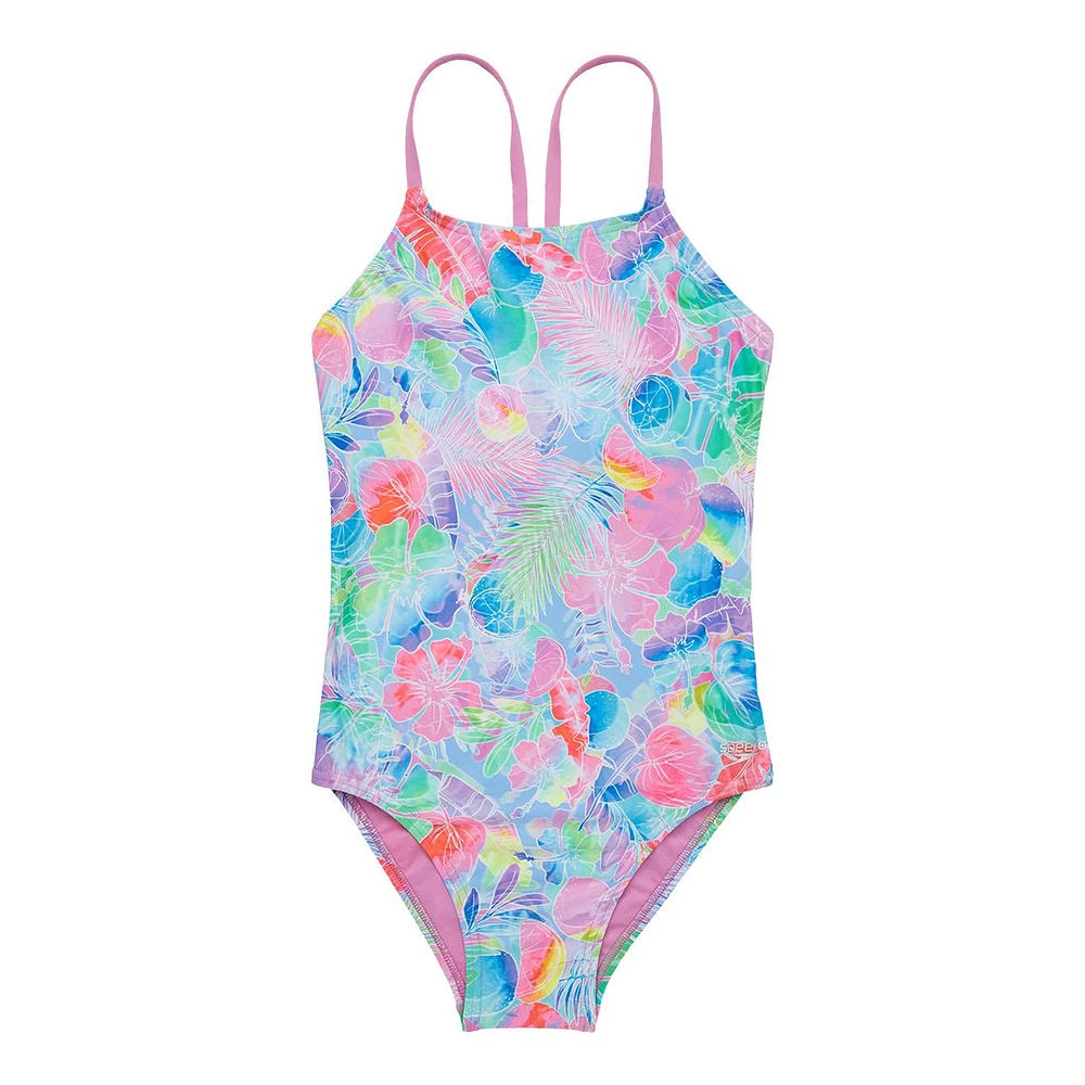 Speedo Women's Tie Back One Piece Swimsuit