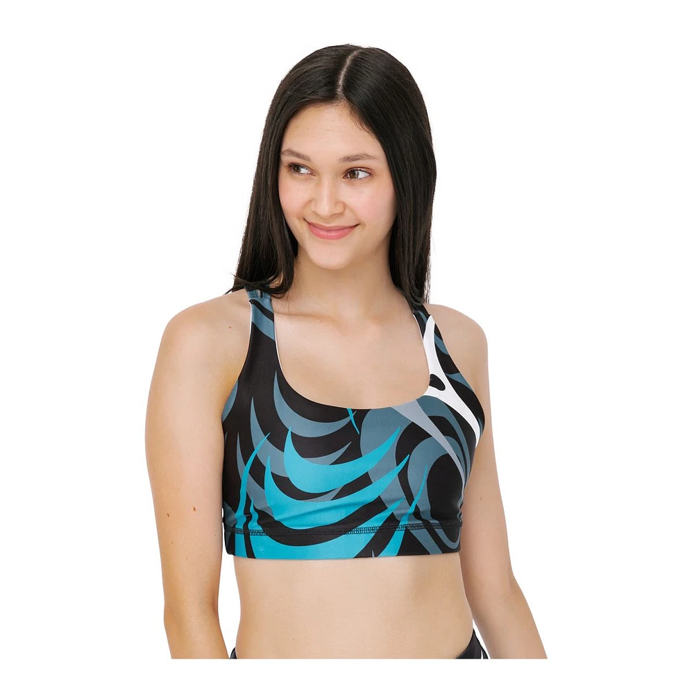 NoMiNoU Women's Sacred Salish Motion Medium Sports Bra