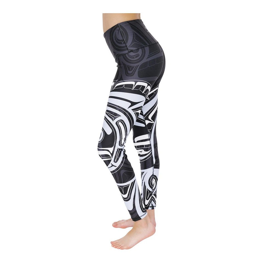 NoMiNoU Women's High Rise 28 Inch Wolf Moon Tights