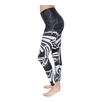 NoMiNoU Women's High Rise 28 Inch Wolf Moon Tights