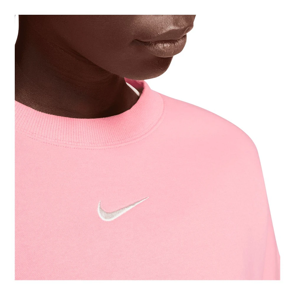 Nike Women's Phoeix Fleece Oversized Crew Sweatshirt