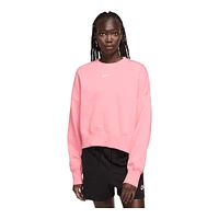 Nike Women's Phoeix Fleece Oversized Crew Sweatshirt