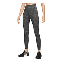 Nike Women's One Dri-FIT High-Rise 7/8 All Over Print Tightss