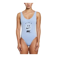 Nike Women's Multi Logo One Piece Swimsuit