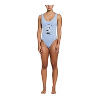 Nike Women's Multi Logo One Piece Swimsuit