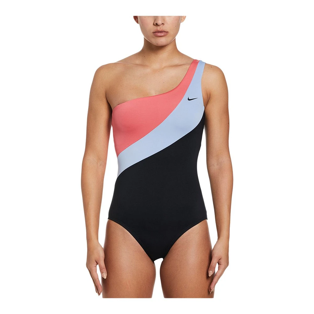 Nike Women's Asymmetrical One Piece Swimsuit