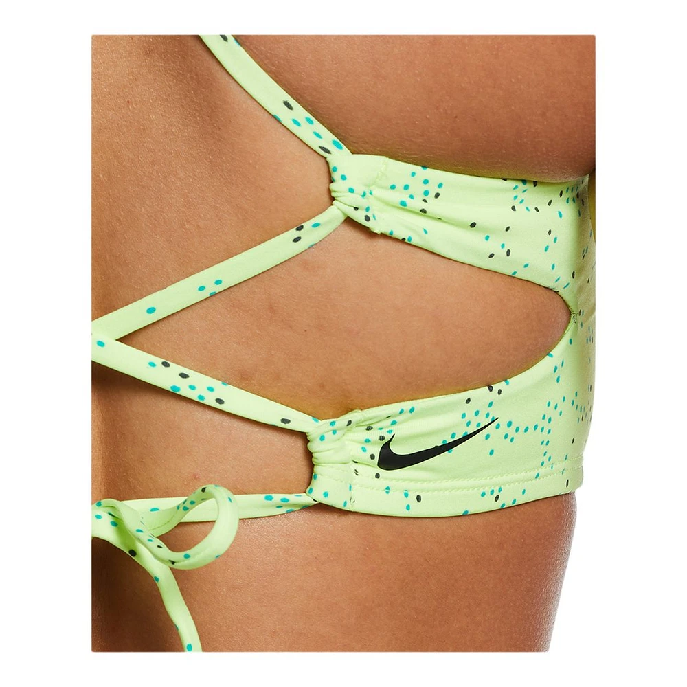 Nike Women's Dots High Neck Bikini Top