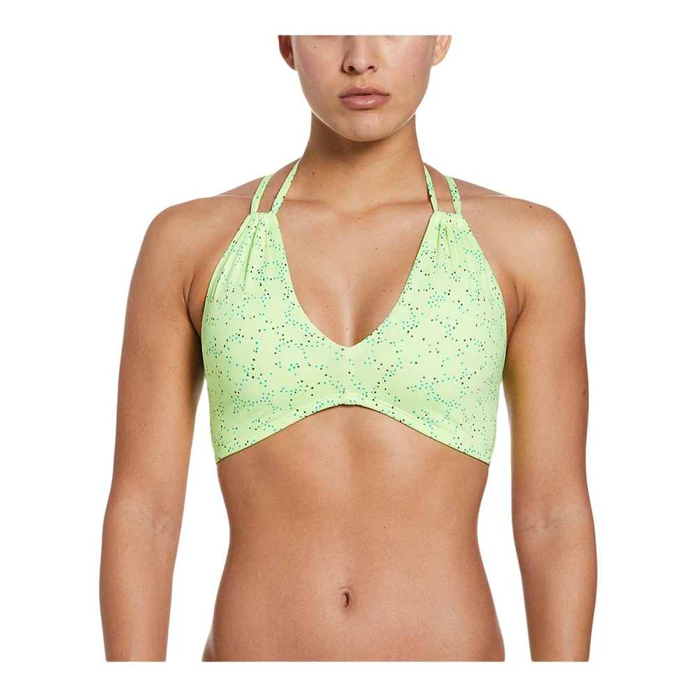 Nike Women's Dots High Neck Bikini Top