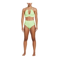 Nike Women's Dots High Neck Bikini Top