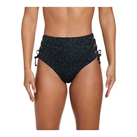 Nike Women's Dots High Waist Cheeky Bottom