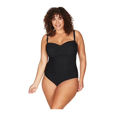 Artesands Women's Aria Underwire Bandeau One Piece Swimsuit