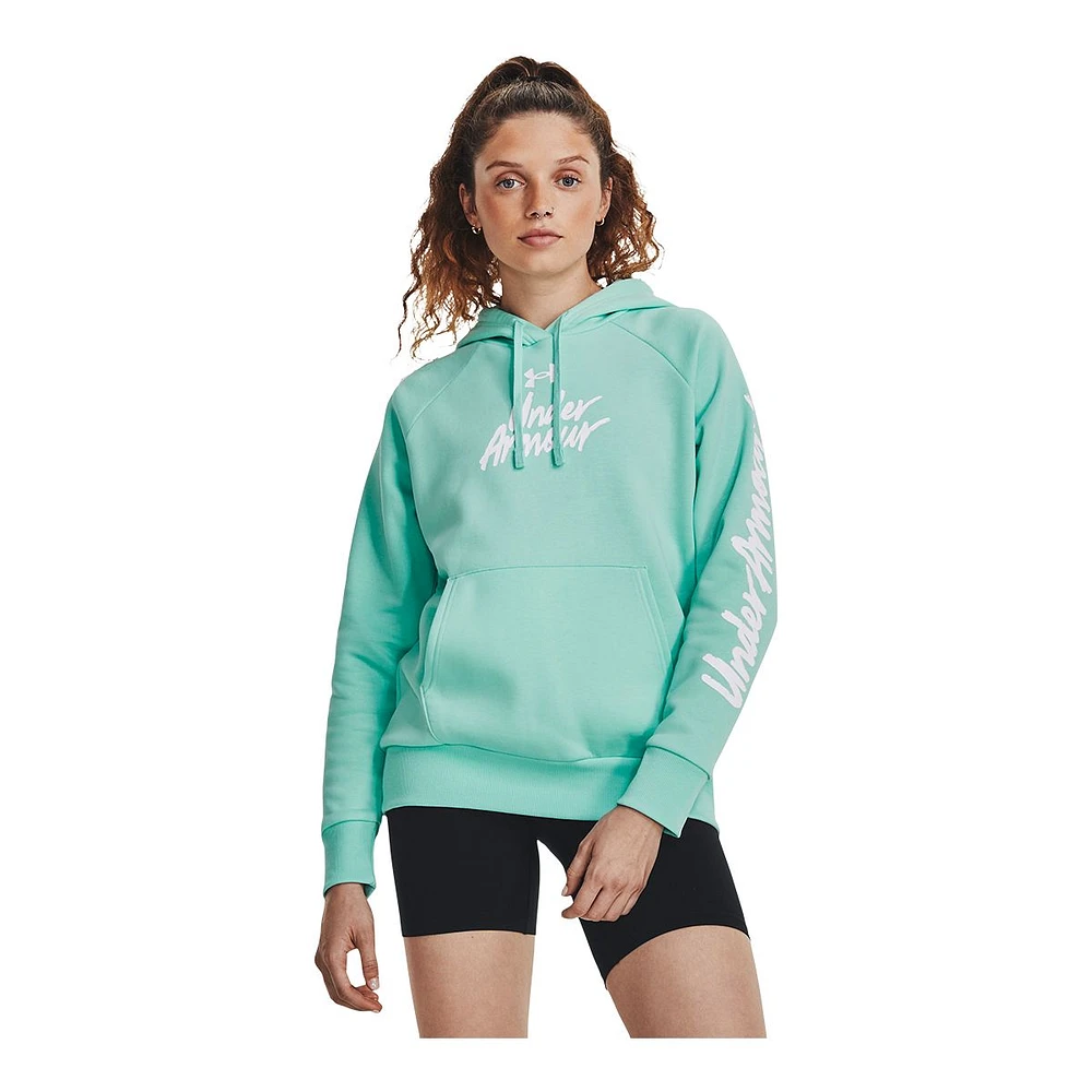 Under Armour Women's Rival Fleece Graphic Hoodie