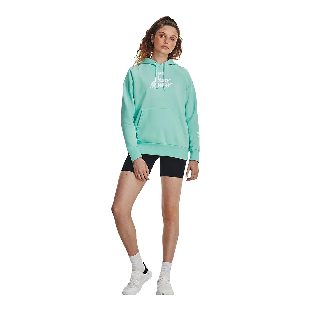 Under Armour Women's Rival Fleece Graphic Hoodie