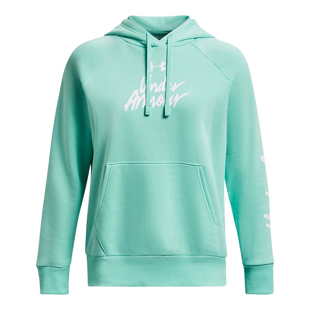 Under Armour Women's Rival Fleece Graphic Hoodie