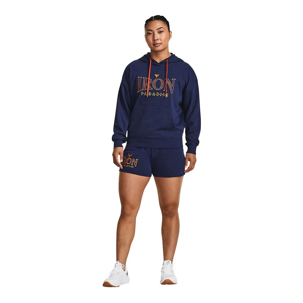 Under Armour Women's Project Rock Everyday Terry Shorts