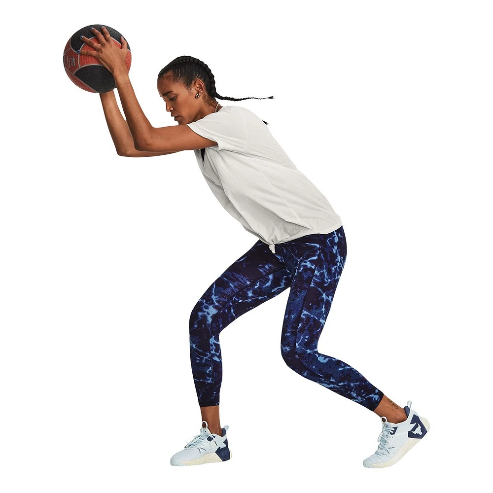 Under Armour Women's Project Rock LG Crossover Ankle PT Leggings