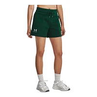 Under Armour Women's Essential Fleece 4 Inch Shorts