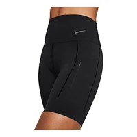 Nike Women's Run Dri-FIT Go High Rise 8 Inch Shorts