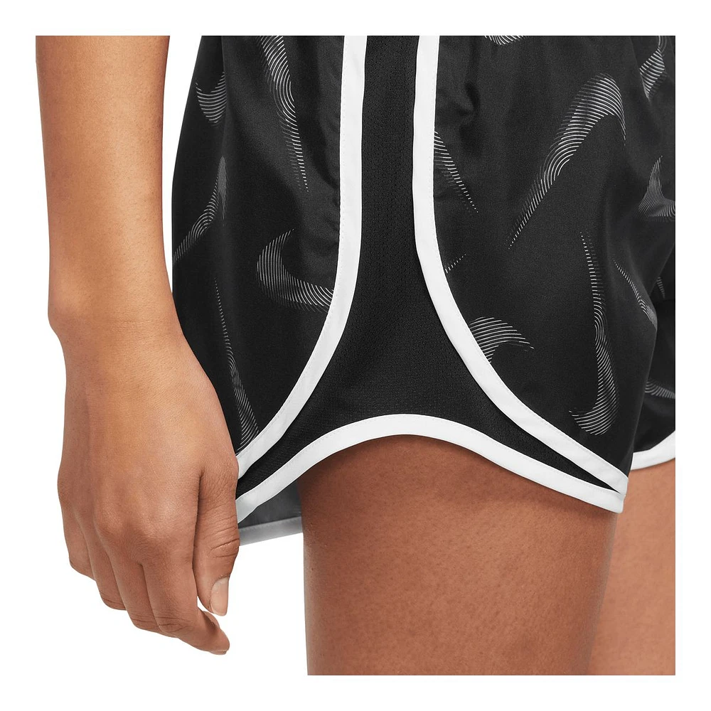 Nike Women's Run Dri-FIT Tempo Swoosh All Over Print Shorts