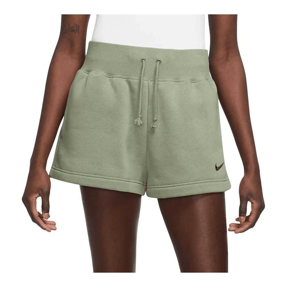 Nike Women's Phoenix Fleece High-Rise Shorts