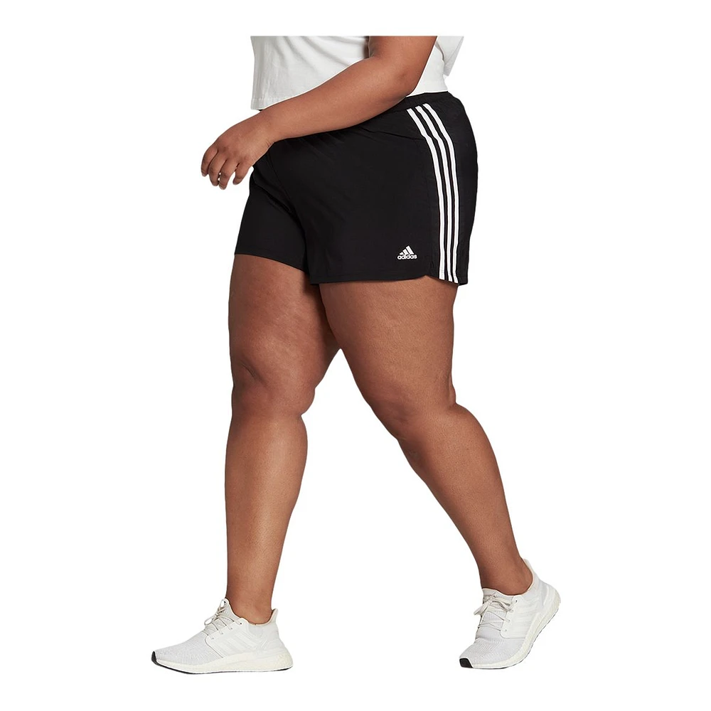 adidas Women's 3-Stripe Pacer Woven Shorts