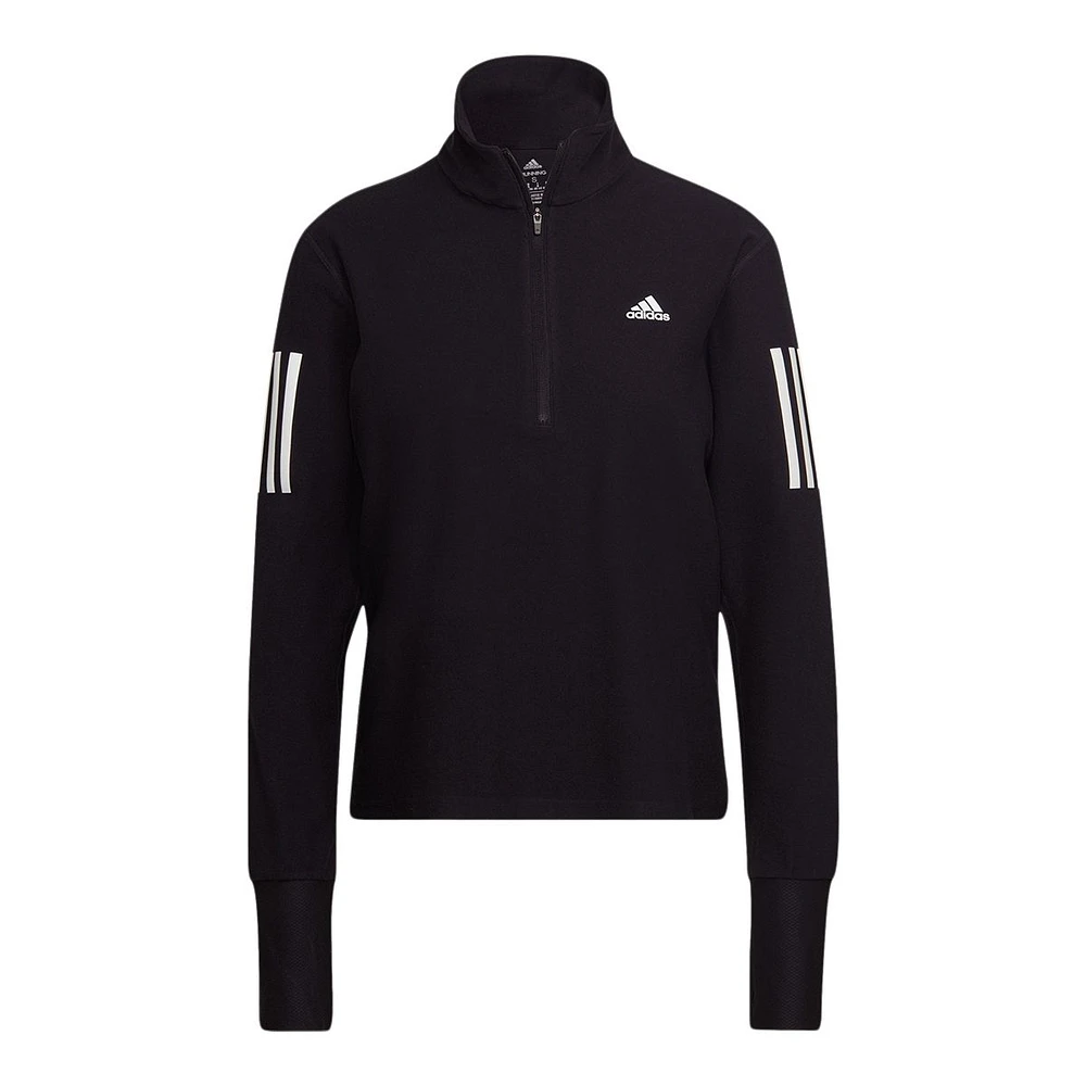 adidas Women's Own The Run 1/2 Zip Long Sleeve Top