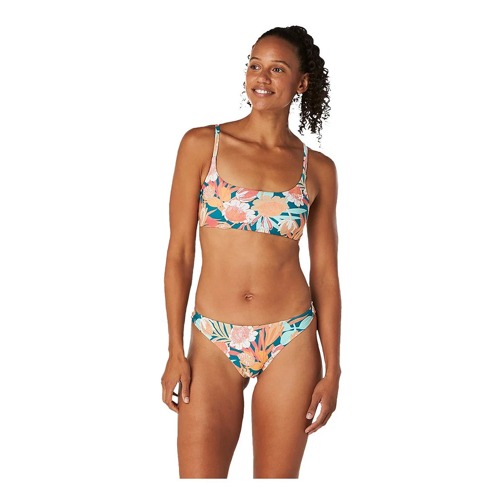 Speedo Women's Print Cross Back Bikini Top